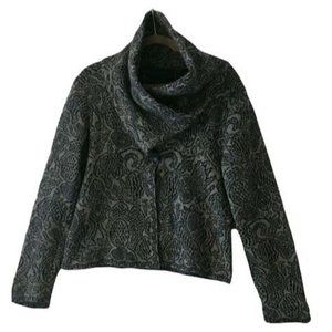 Mary Firenze Italy Vntg Cardigan Sz LARGE Sweater Shawl  Wool Cozycore Academia